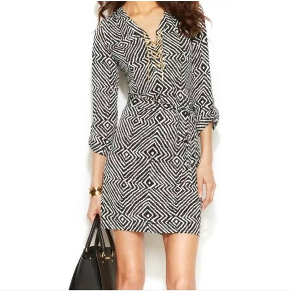 Michael Kors Dresses & Skirts - Michael Kors Black/White Dress #1220
